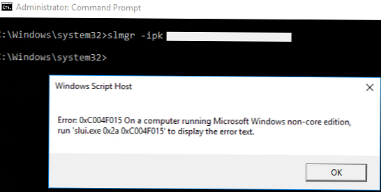 KMS-cheat lap a Windows Server 2019 aktiválásához