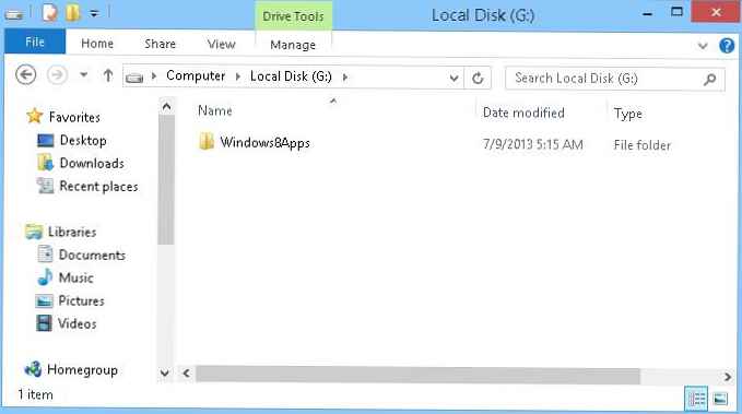 Перенесення додатків Windows 8 Apps на інший диск
