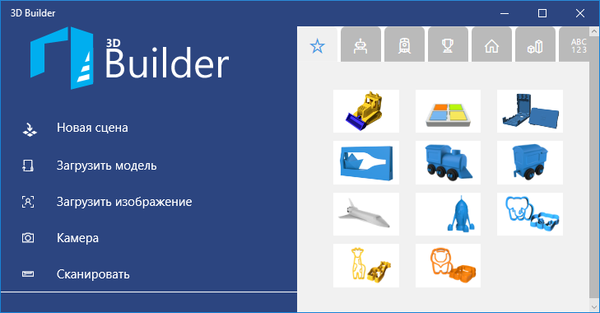 3D Builder v sistemu Windows 10