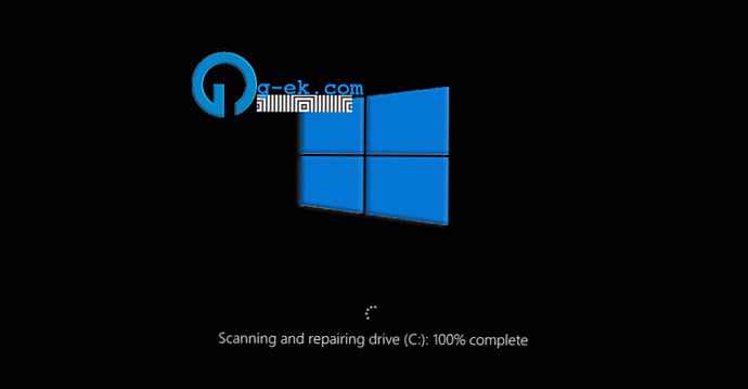 Preverjanje sistemskega pogona Windows 10.