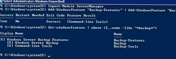 Mencadangkan database email Exchange 2013 Anda menggunakan Windows Server Backup