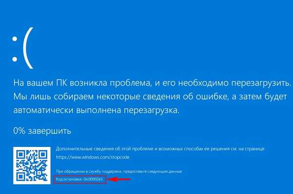 Plavi ekran u sustavu Windows 10