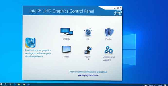 Завантажити графічний драйвер Intel для Windows 10.