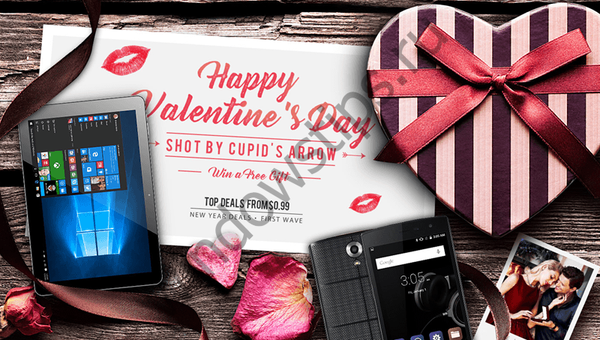 Smartphone a tablety na Valentína od GearBestu