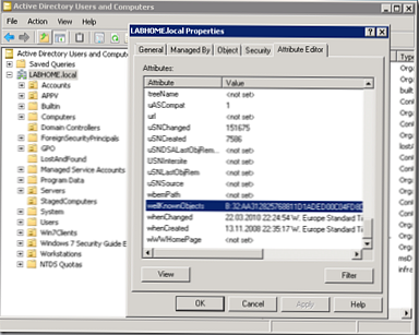 Ubah OU untuk komputer default di Active Directory