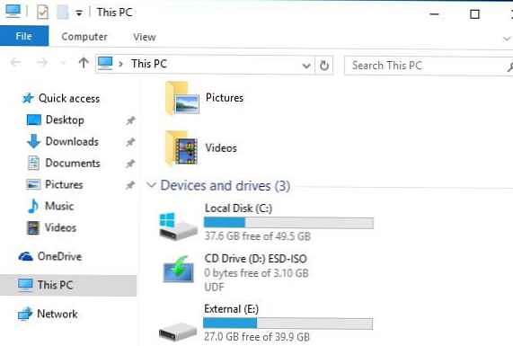 Архивиране и възстановяване на изображение на Windows 10