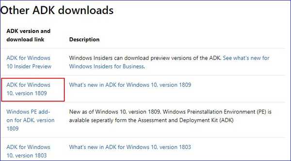 Ustvarite namestitveno distribucijo sistema Windows 10 1809 z aplikacijami in gonilniki z uporabo Microsoftovega orodja za razmestitev (MDT) različice 8456