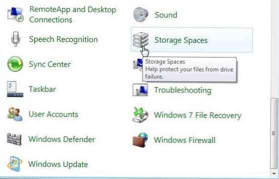 Storage Spaces в Windows 8