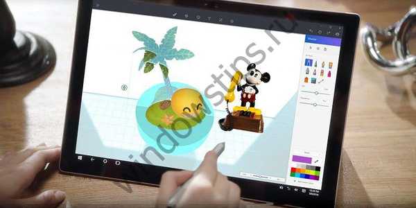 Universal Paint 3D приложение, включено в Windows 10 Creators Update