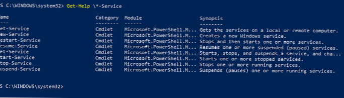 Upravljanje Windows storitev s programom PowerShell