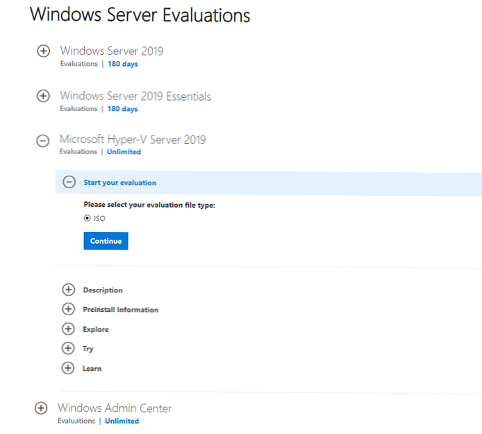 Ingyenes Windows Hyper-V Server 2019 (2016) telepítése és konfigurálása
