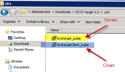 Namestite in konfigurirajte Microsoft iSCSI Target 3.3