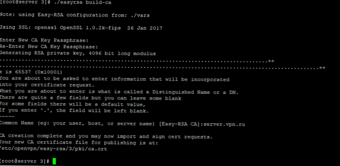 Инсталиране и конфигуриране на OpenVPN сървър на CentOS 7