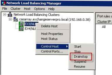 Инсталиране на актуализации на CAS сървъри на Exchange Server 2010