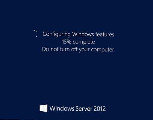 Инсталирайте актуализации на Windows 2012 Core