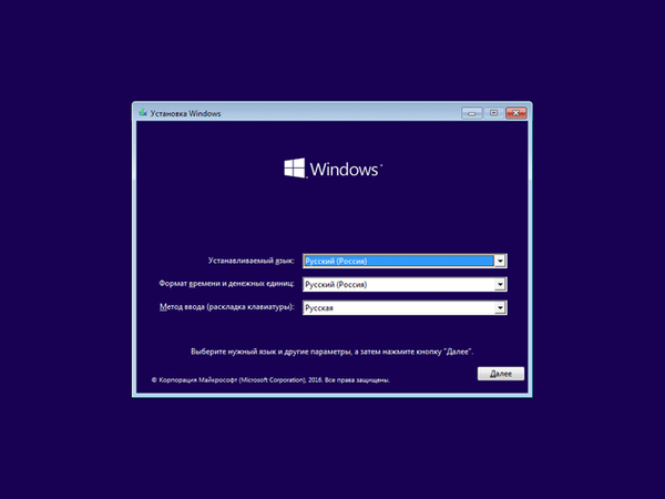 Nainštalujte systém Windows 10
