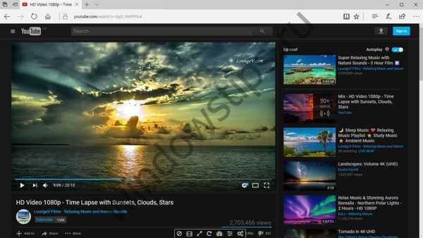 A Microsoft Edge kényelmes Enhancer kiterjesztést mutat be a YouTube számára
