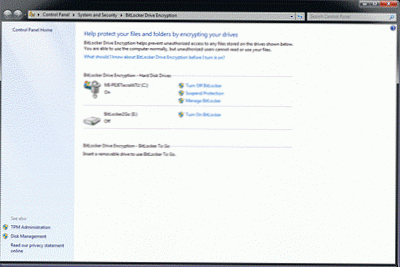 Kapcsolja be a BitLocker To Go rendszert a Windows 7 rendszeren