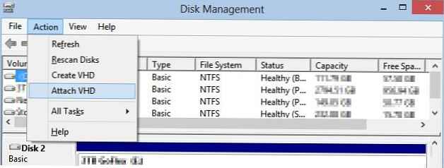 Възстановяване на отделни файлове от изображение на Windows 8