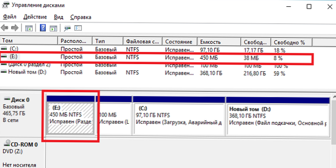 Windows 10 1803 prilikom nadogradnje stvara zasebnu particiju OEM diska