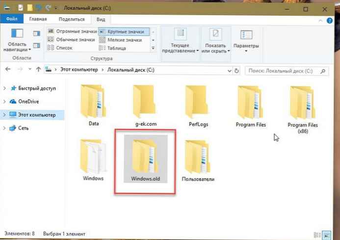 Windows 10 - Hogyan lehet automatikusan törölni a Windows.old mappát