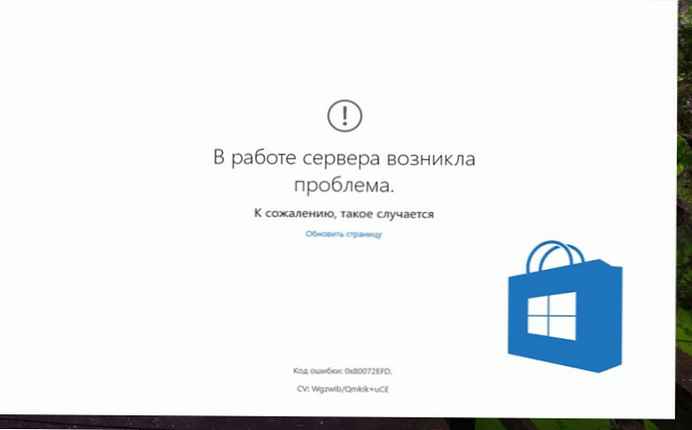 Windows 10 - koda napake 0x80072EFD