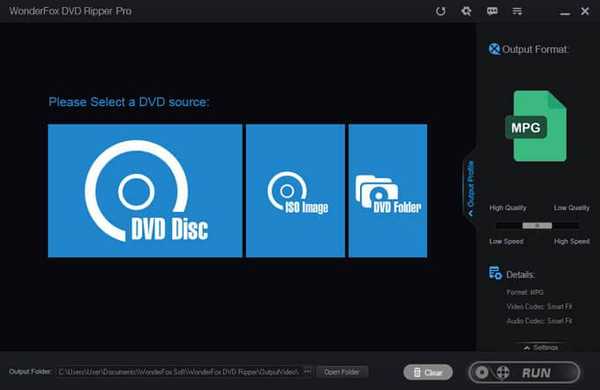 WonderFox DVD Ripper Pro pretvarja in kopiči DVD diske
