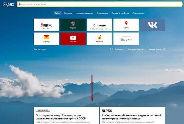 Yandex Zen - umpan rekomendasi pribadi