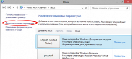 Установки мови Windows 8, які можуть поставити вас в глухий кут