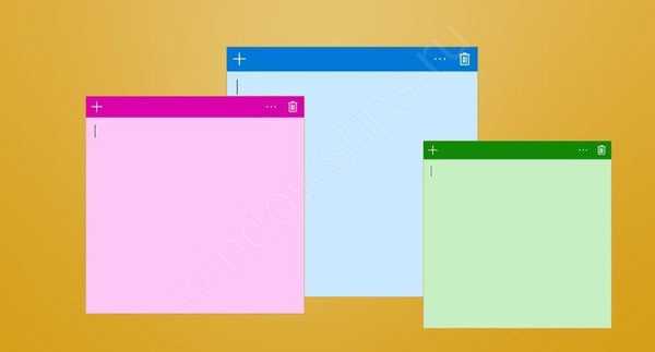 A Windows 10 asztalon található jegyzetek kéznél tartják az összes fontos jegyzetet