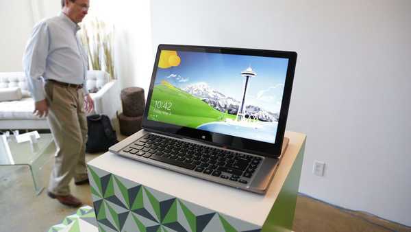 Acer Aspire R7 - laptop baru dengan layar sentuh yang berputar
