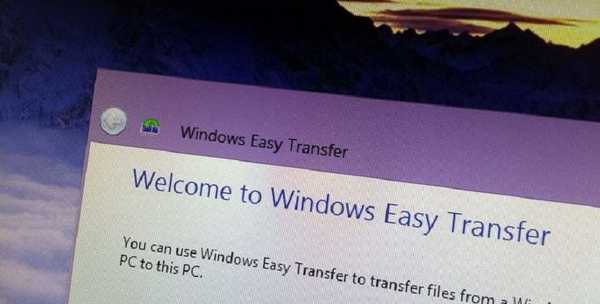 Co se stalo s Windows Easy Transfer v systému Windows 8.1?