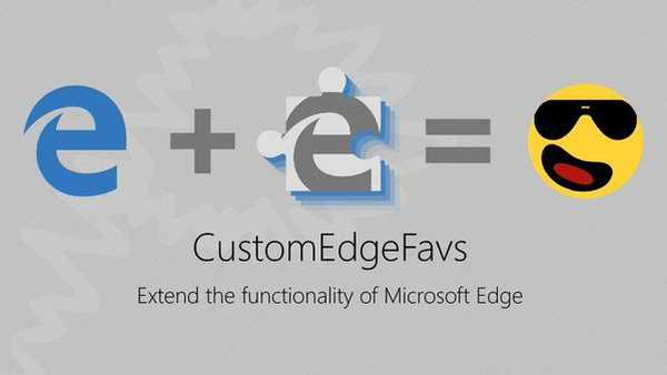 ЦустомЕдгеФавс - програм за уређивање фаворита Мицрософт Едге