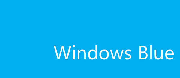 Pokaz świeżej farby dla Windows Blue