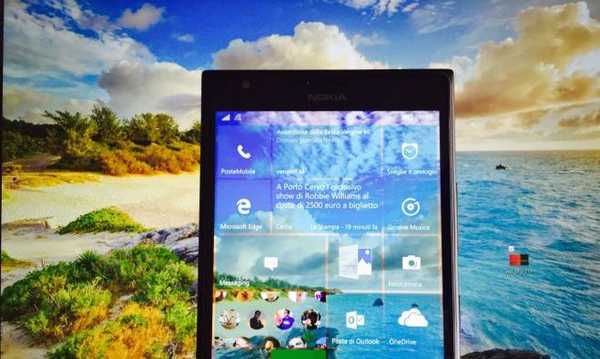 A Windows 10 Mobile dinamikus háttérképe automatikusan megváltoztatja a háttérképet a kezdőképernyőn