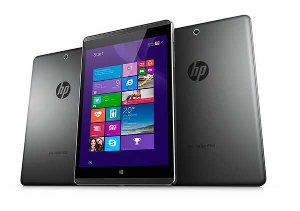A HP bemutatta a Pro Tablet 608-at Windows 10 és 8 hüvelykes 2K kijelzővel