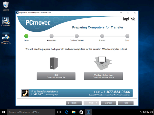 Alat PCmover Express za prijenos datoteka sa starog računala na novo privremeno je besplatno dostupan na Microsoftovom web mjestu
