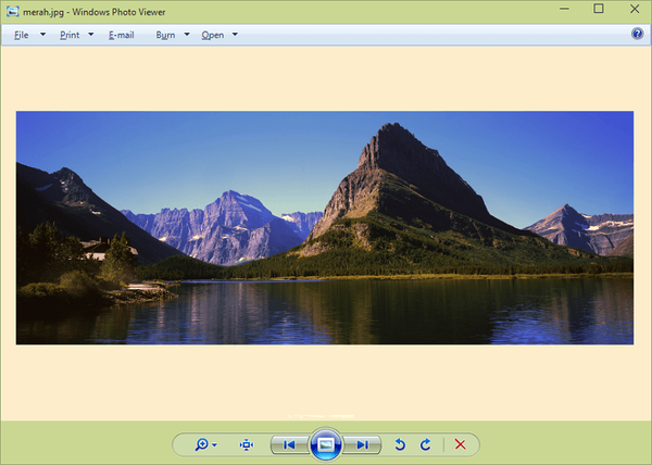 Kako odstraniti rumen odtenek iz programa Windows Photo Viewer