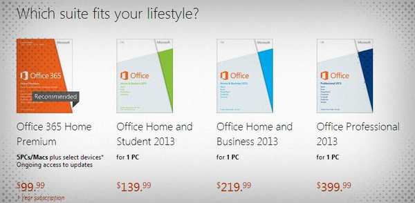 Perjanjian lisensi untuk Office 2013 melarang menginstal paket pada PC baru