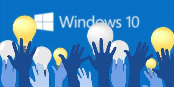 Najboljše uporabniške ideje za Windows 10 na UserVoice