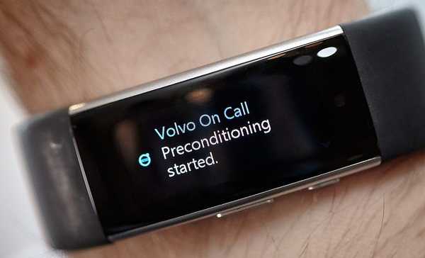 Microsoft Band 2 bo naučil, kako od daleč nadzirati funkcije Volvo avtomobilov