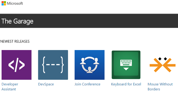 Microsoft Garage uvádí na trh novou aplikační sadu pro různé platformy