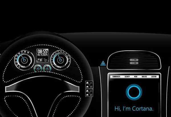 Microsoft хоче вмонтувати Cortana в вітрове скло автомобілів