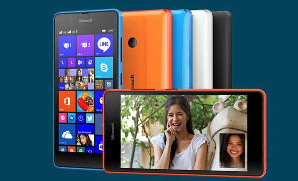 Microsoft memperkenalkan Lumia 540 Dual SIM - smartphone seharga $ 150