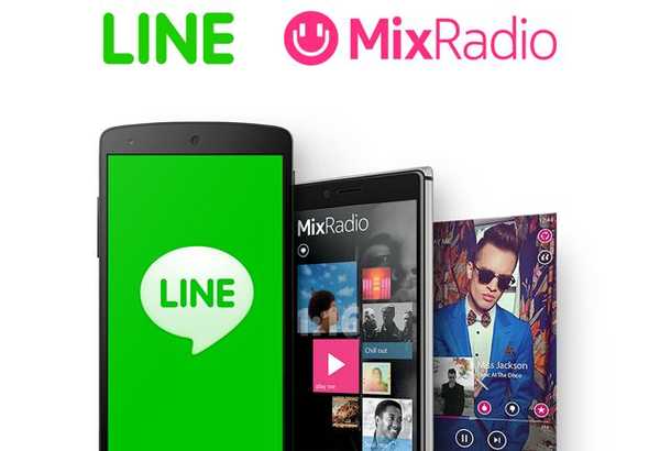 Spoločnosť Microsoft predáva spoločnosť MixRadio spoločnosti LINE