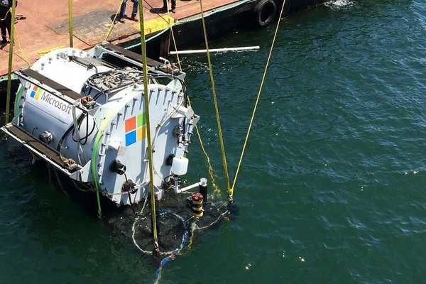 Společnost Microsoft testuje podvodní datová centra