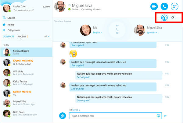 Microsoft implementuje překladač do desktopové aplikace Skype