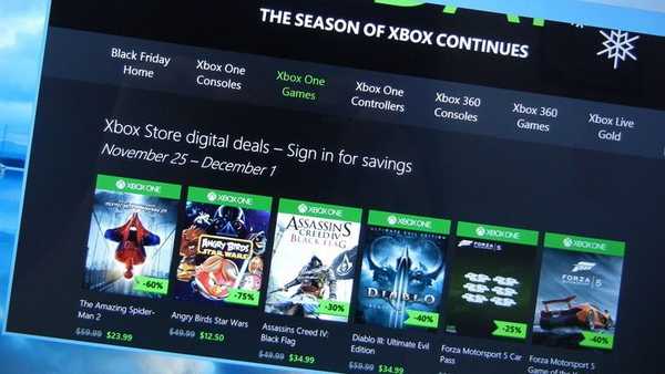 Microsoft prima velike popuste na igre za Xbox One