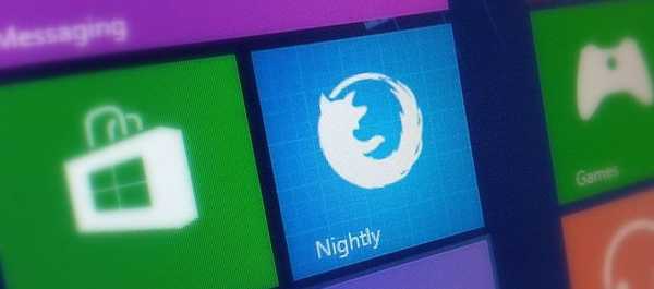 Mozilla preneha delati na Metro različici Firefoxa za Windows 8