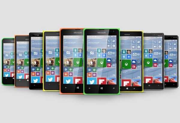 Ne všechny chytré telefony Lumia získají Windows 10